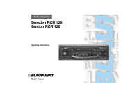 Blaupunkt Dresden-RCR-128 - Owners Manual 